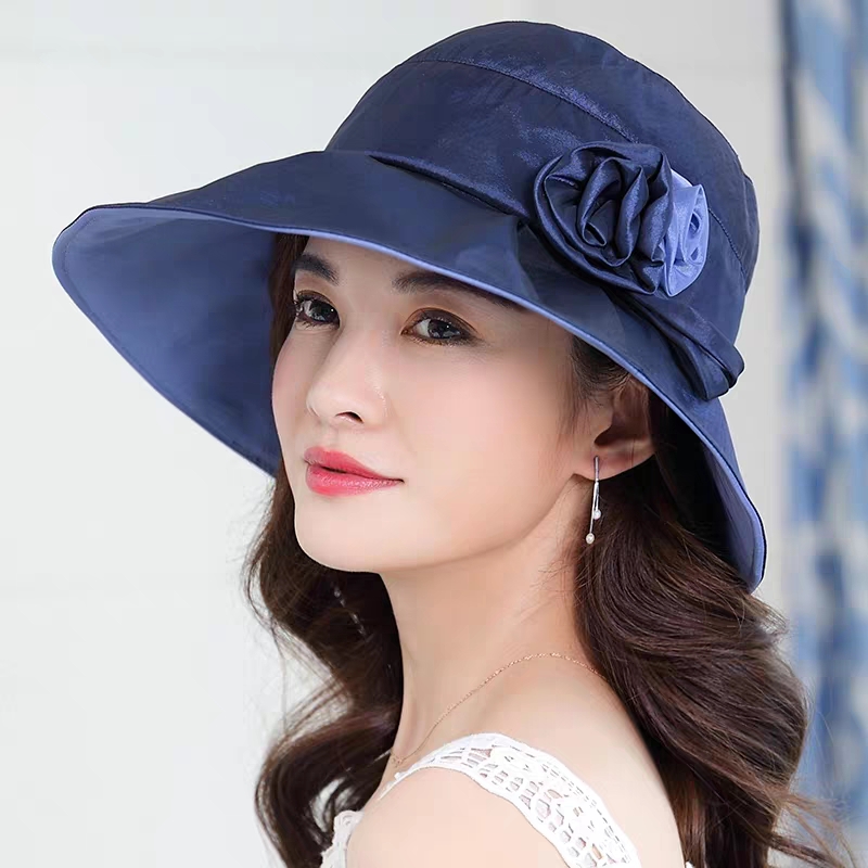 帽子女新款夏天韩版遮阳防紫外线太阳帽简约百搭出游旅行户外凉帽