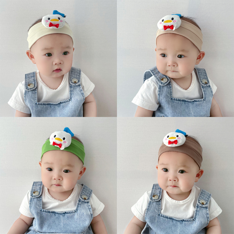 婴儿发带夏季薄款囟门帽胎帽宝宝帽子0一6月婴幼儿新生儿发饰3