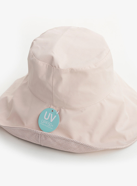 专业级防UV 日本双面渔夫帽夏季遮阳帽大檐紫外线百搭可折叠帽子