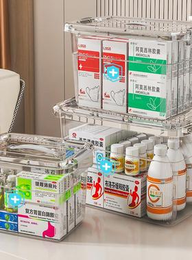大容量药箱家庭装药物收纳盒家用应急药品医疗急救小医药箱特大号