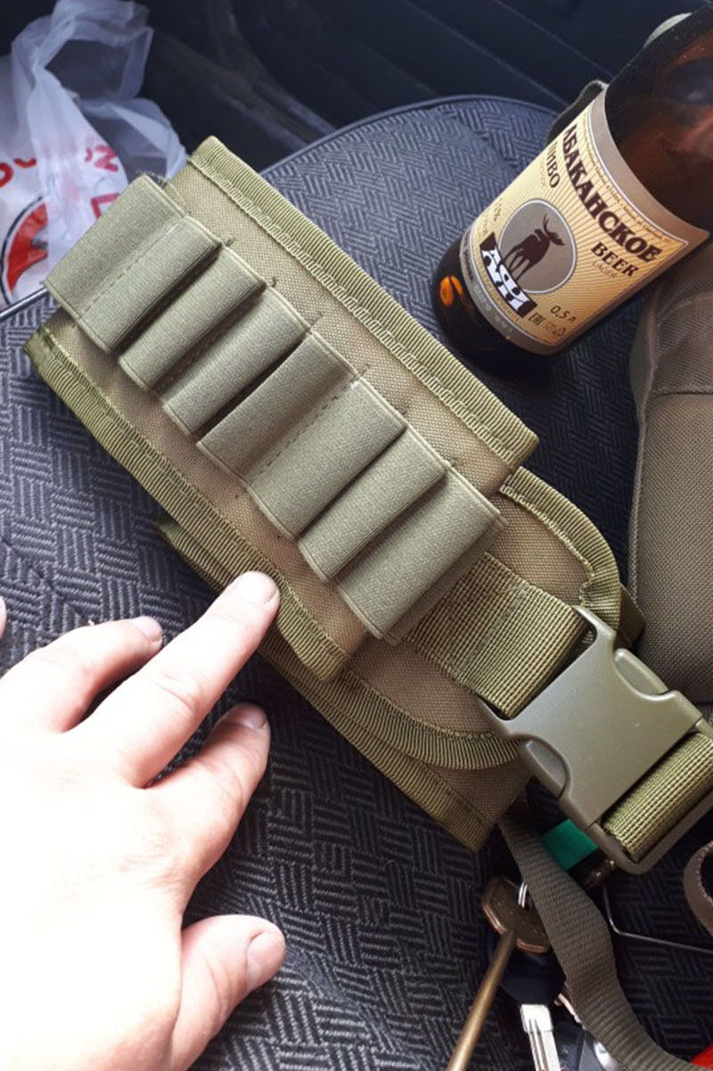COS霰弹模型道具子弹30孔战术腰带户外军迷12号霰弹收容包背带