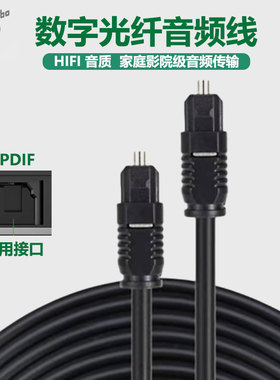 星遥博 数字光纤音频线SPDFI方口音响功放电视主机音频hifi连接线