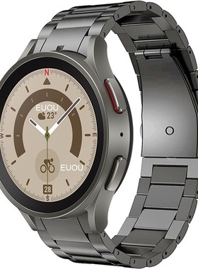 Samsung适用三星Galaxy Watch 5Pro不锈钢40/45钛合金表带watch4