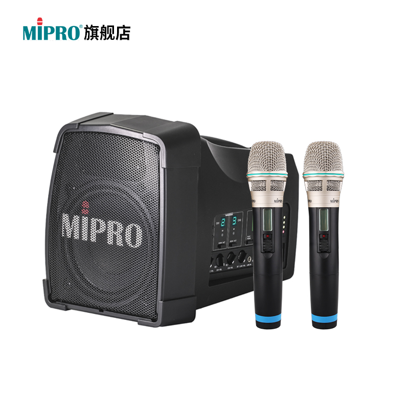MIPRO咪宝MA-200D双通道户外蓝牙音响便携式移动户外会议活动音箱