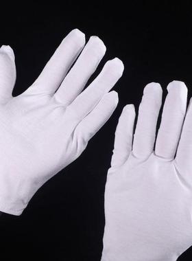 种地专用手套白色作业手套加厚劳保用品礼仪手套非一次性作业手套