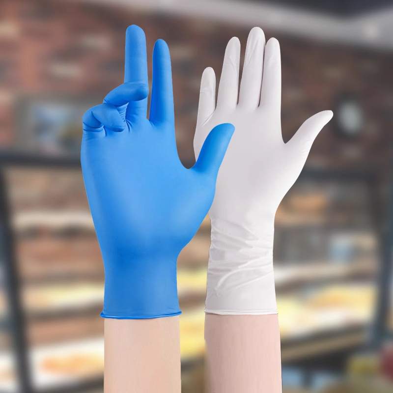 一次性丁腈手套食品级丁晴橡胶乳胶厨房清洁洗碗防水专用耐磨