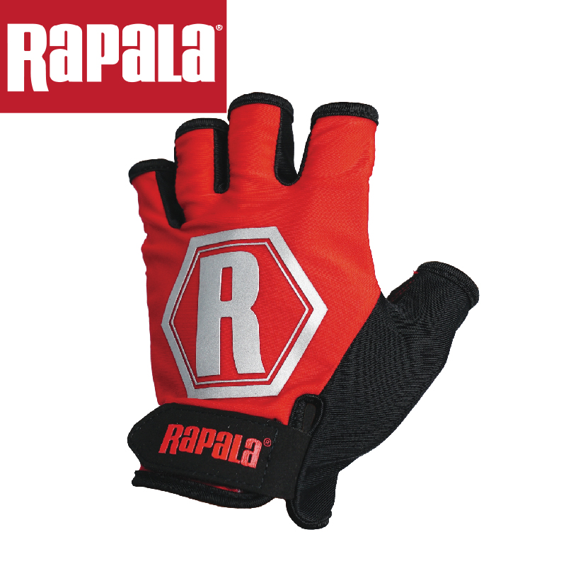 2020年新品Rapala乐伯乐战术手套半指款男女通用路亚手套