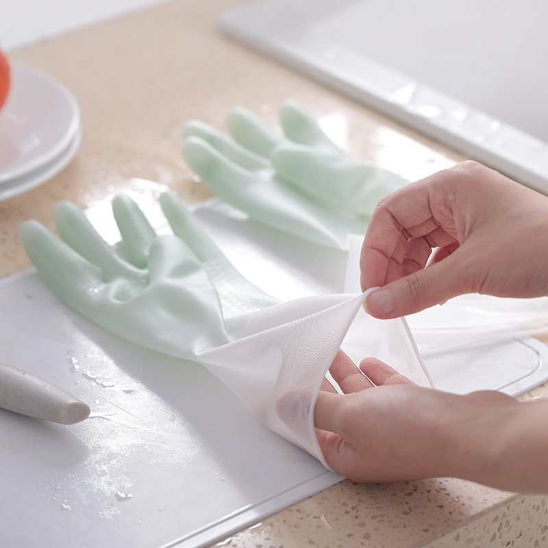 家务手套家用女厨房洗碗刷碗橡胶胶皮乳胶防水耐用型洗衣服薄款