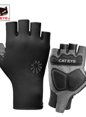 CATEYE猫眼短指骑行手套健身手套夏季男女自行车半指户外运动装备