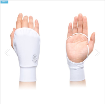 韩国代购VALCRIN轻薄透气UV防晒护手夏季遮阳高尔夫骑行护掌手套