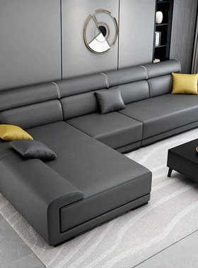 欧派北欧布艺沙发简约现代轻奢大小户型客厅整装科技布乳胶新款布