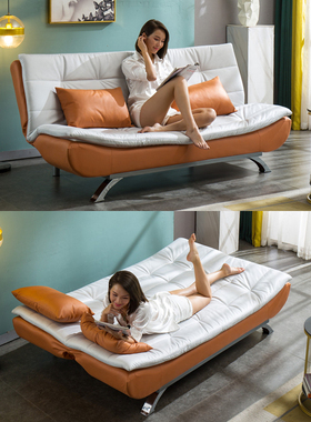 CBD免洗科技布沙发小户型可折叠两用客厅北欧简约轻奢乳胶沙发床