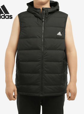 Adidas/阿迪达斯正品男子短款保暖户外运动羽绒马甲 BQ2006