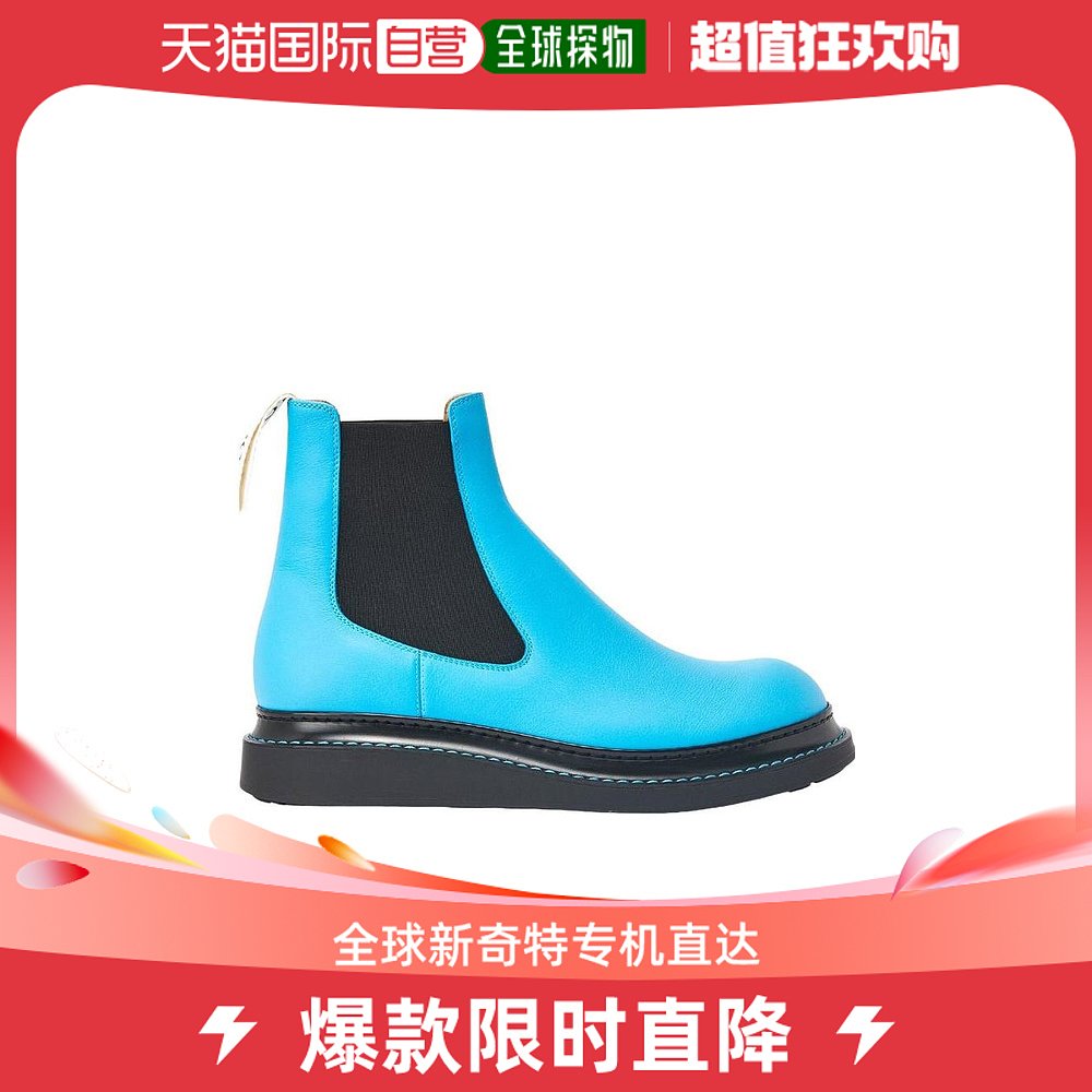 香港直邮潮奢 LOEWE 男士徽标细节切尔西靴子