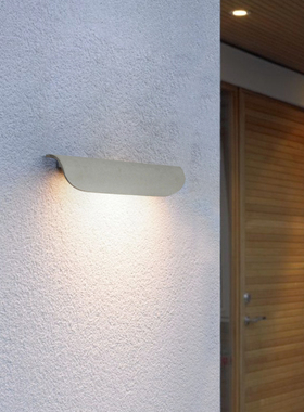 LED户外壁灯防水庭院阳台灯室外灯现代简约别墅水泥外墙灯露台灯