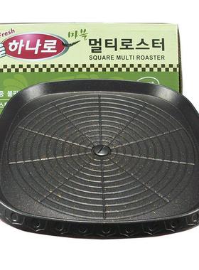 麦饭石电磁炉烤盘家用韩式不粘无烟卡式炉烤肉锅烧烤牛排铁板烧盘