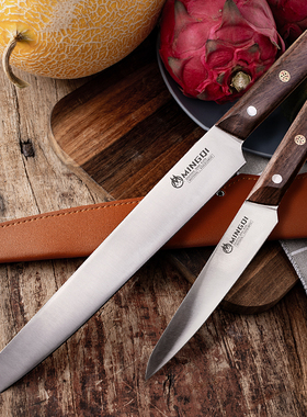 切西瓜专用刀家用户外大号瓜果刀商用高档加长款水果刀安全小刀具