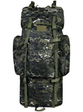 户外休闲战术行李旅行背包大容量防水登山包男女双肩背囊迷彩115