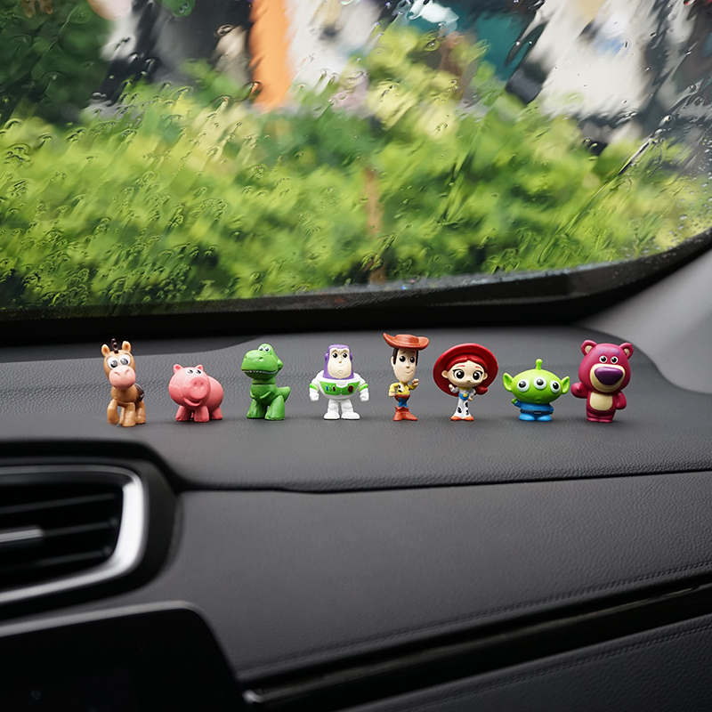 玩具总动员巴斯光年汽车小摆件屏幕装饰品车内中控可爱公仔特斯拉