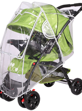 婴儿推车雨罩防风防雨防尘罩雨衣通用挡风罩保暖罩儿童车冬天雨棚