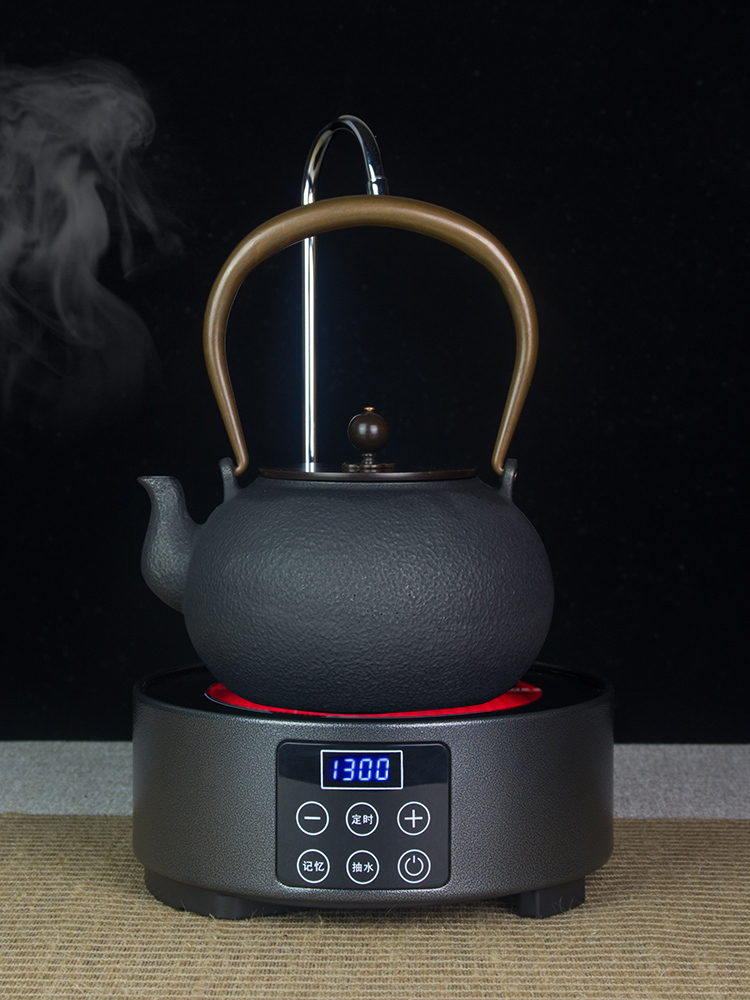 纯手工无涂层铸铁壶烧水壶电陶炉煮茶器自动上水电茶炉泡茶壶家用