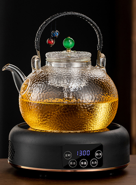 耐热高温玻璃蒸煮茶壶新款电陶炉家用茶具套装烧水壶养生壶煮茶器