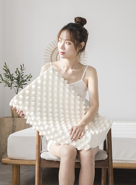 【YG】乳胶枕一对家用天然橡胶枕芯记忆枕头护颈椎助睡眠低枕硅胶