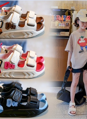 回力儿童包头凉鞋2024年夏季新款女童沙滩鞋韩版中大童运动休闲鞋