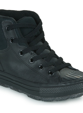 Converse/匡威童鞋高帮保暖运动板鞋黑色球鞋冬季2024新款A01783C