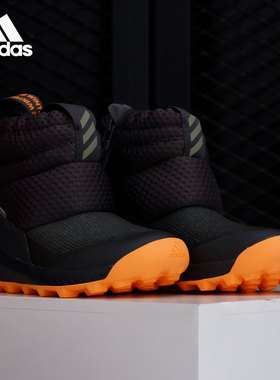 Adidas/阿迪达斯正品冬季儿童时尚加绒保暖雪地靴棉鞋童鞋G27178