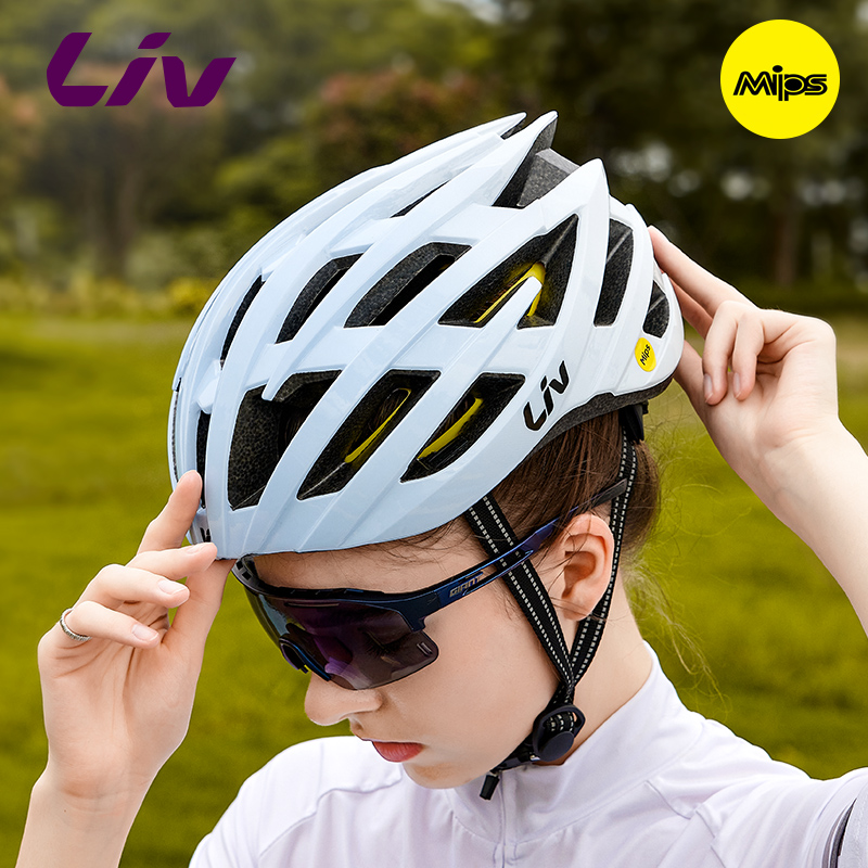 捷安特专业自行车骑行头盔女公路车安全头盔山地车安全帽头盔mips