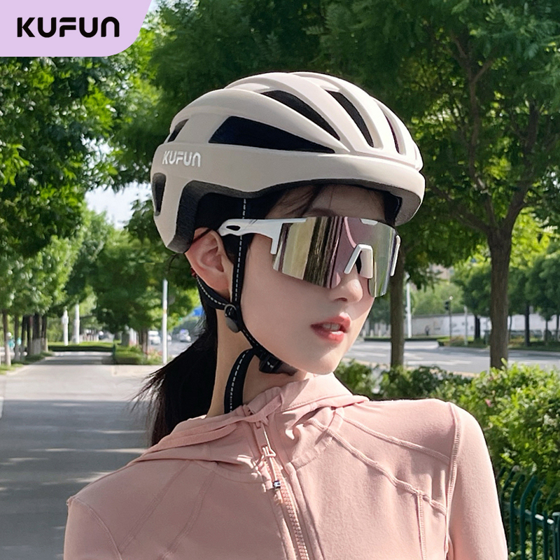 酷峰骑行头盔自行车山地盔公路车男女款帽子安全头帽女式单车装备