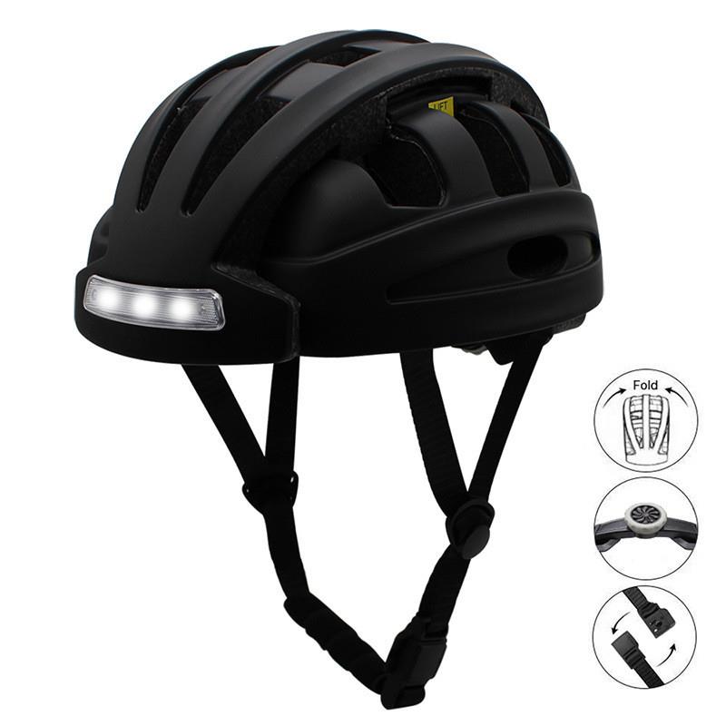 现货2023新款FT88D可携式摺叠骑行头J盔城市通勤自行车头盔安全防
