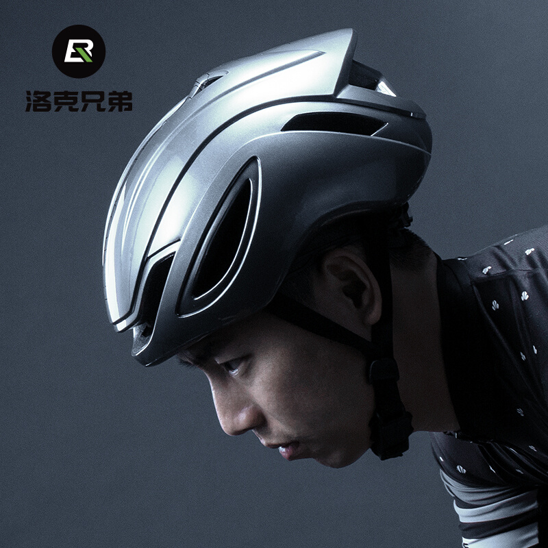 。洛克兄弟骑行头盔气动一体成型自行车头盔安全帽男山地公路车装