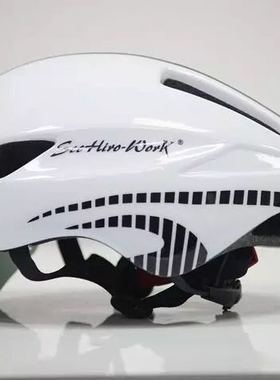 推荐自行车头盔一体成型山地公路气动风镜TT破风铁三计时头盔