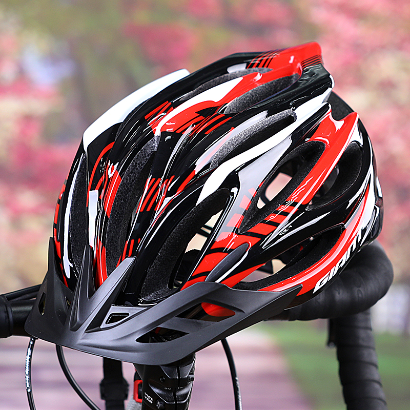 正品捷安特头盔山地自行车一体成型骑行安全帽公路车户外运动装备