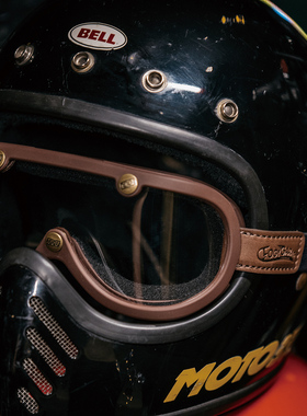 FOGY 新款原创 70s经典复古摩托车护目镜头盔镜片机车骑士防风镜