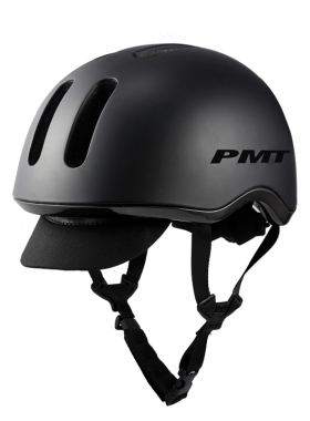 PMT公路自行车头盔城市通勤滑板单车骑行男女一体安全帽带帽檐K08