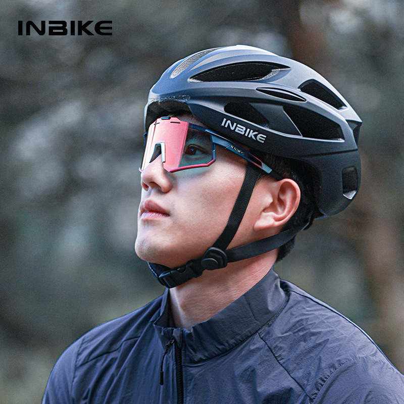 INBIKE 自行车骑行头盔男女士透气超轻山地公路单车安全帽子装备