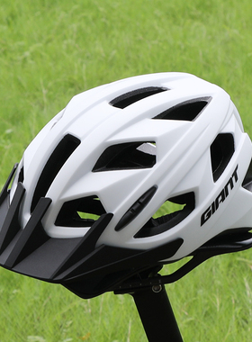 Giant捷安特自行车头盔带风镜一体公路车山地车安全帽子骑行装备