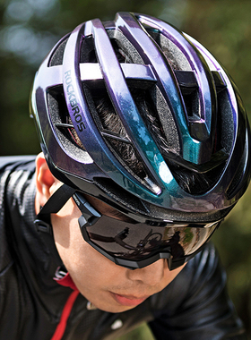 洛克兄弟骑行头盔自行车头盔一体成型安全帽男女山地公路车装备