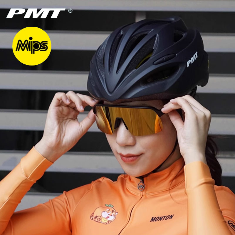 PMT MIPS公路山地自行车K15气动一体轻量头盔 休闲安全骑行头盔