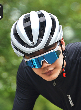 TUJIYD自行车头盔一体成型骑行头盔男女山地公路车安全帽单车装备