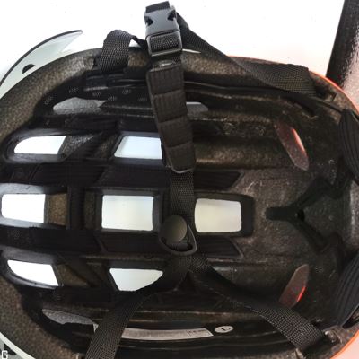 自行车头盔一体成型山地公路气动风镜TT破风铁三计时带灯骑行头盔