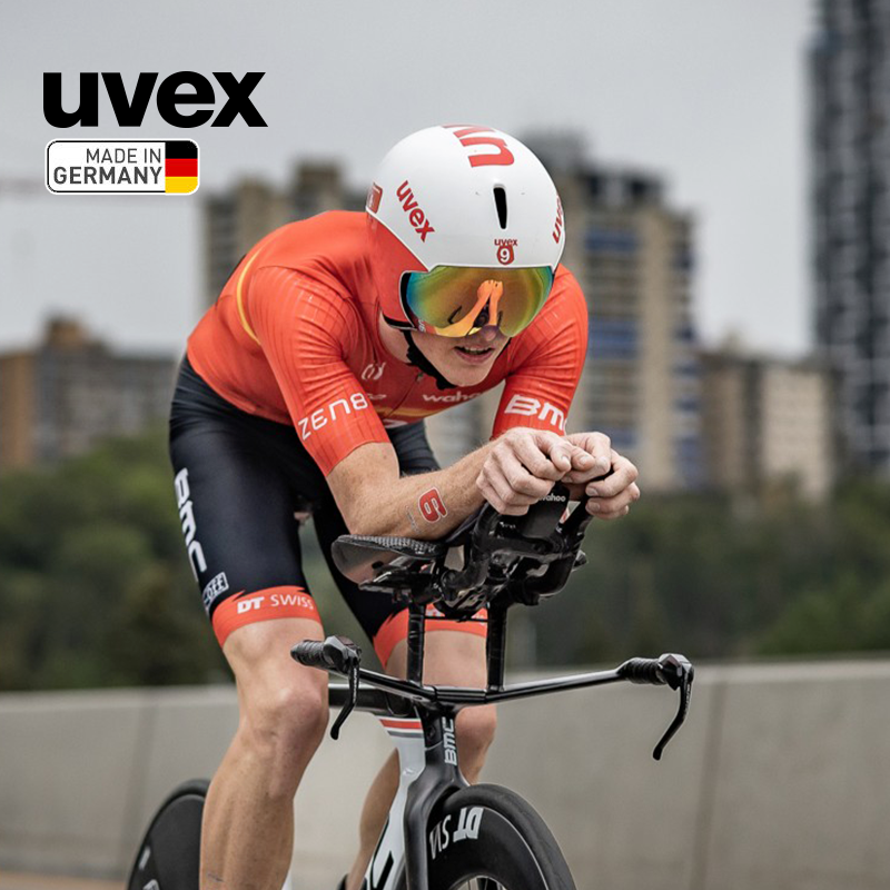 德国uvex race 8骑行头盔 气动TT计时赛公路车铁三竞赛自行车头盔