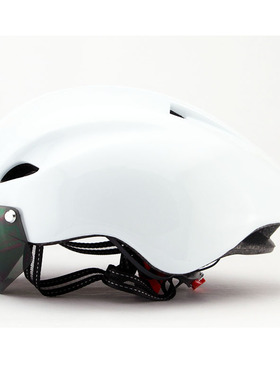骑行头盔自行车TT风镜头盔EPS超轻山地车公路车通用护具电车安全
