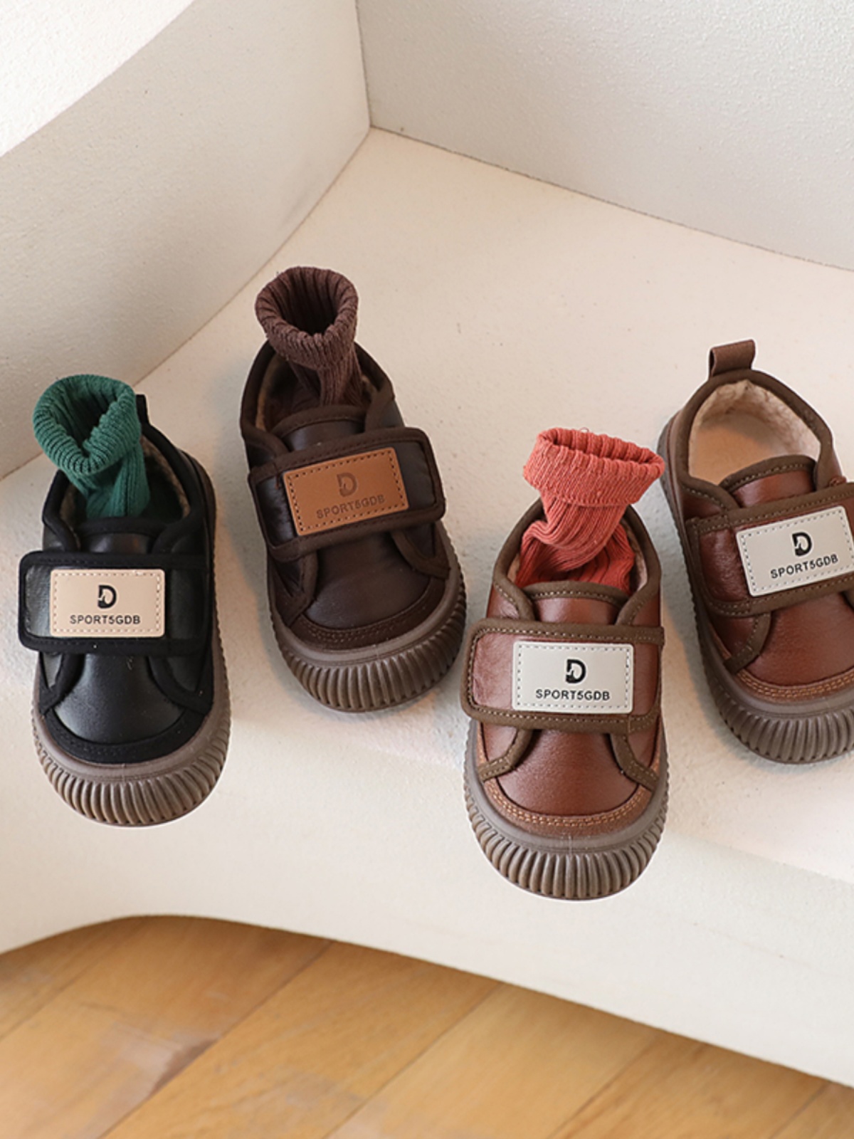 韩版儿童棉鞋冬季新款女童加绒二棉鞋男童保暖宝宝童鞋幼儿园鞋子