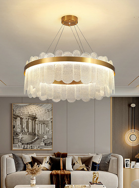 后现代创意简约大气餐厅卧室高档饭厅轻奢水晶吊灯客厅灯