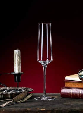 欧式香槟杯6只套装创意水晶玻璃红酒杯高脚杯婚礼起泡酒杯礼盒