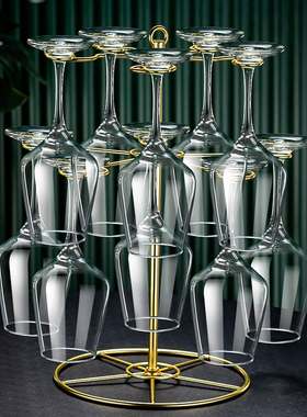 红酒杯套装家用创意水晶杯葡萄醒酒器欧式玻璃高脚杯奢华高档酒具